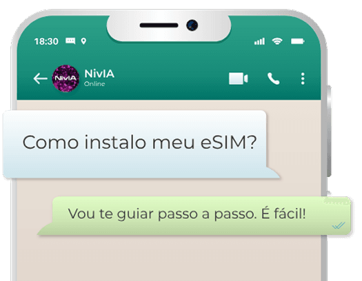 NivIA WhatsApp Chat Interface